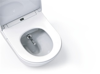 Wat is de functie van de slimme toiletsproeier?
